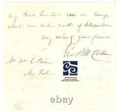 GENERAL McCLELLAN RECOUNTS HIS CIVIL WAR SERVICE- ALS SIGNED CIVIL WAR DATE 1864