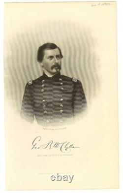 GENERAL McCLELLAN RECOUNTS HIS CIVIL WAR SERVICE- ALS SIGNED CIVIL WAR DATE 1864