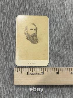 General A. P. Hill Civil War Confederate CDV Photo US Military History CSA KIA
