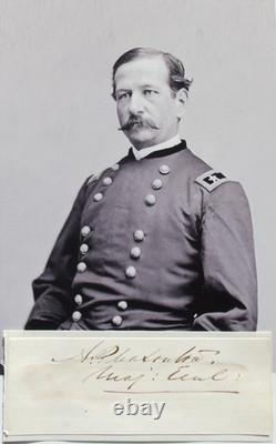 General Alfred Pleasonton Civil War Cavalry Commander Army Potomac Autograph