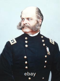 General Ambrose Burnside War Civil War Commander, Autograph as Governor 1866-69