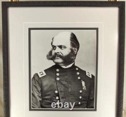 General Ambrose Burnside War Civil War Commander, Governor, Autograph Display