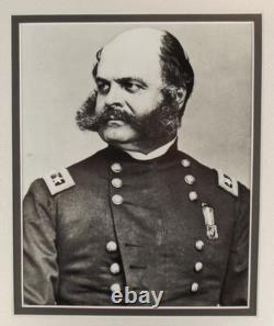 General Ambrose Burnside War Civil War Commander, Governor, Autograph Display