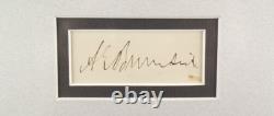 General Ambrose Burnside War Civil War Commander, Governor, Autograph Display