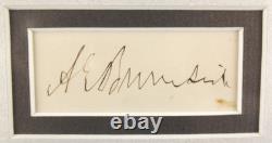 General Ambrose Burnside War Civil War Commander, Governor, Autograph Display
