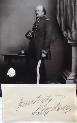 General Benjamin Butler General Civil War, Governor, Autograph