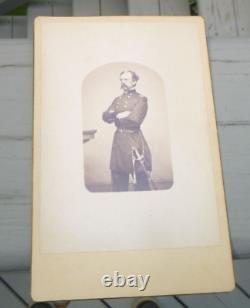 General Daniel Sickles Cabinet Size photograph RARE cdv image- wartime pose