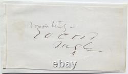 General Edward Ord Civil War, Army Engineer, Autograph Designed Fort Houston