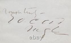 General Edward Ord Civil War, Army Engineer, Autograph Designed Fort Houston