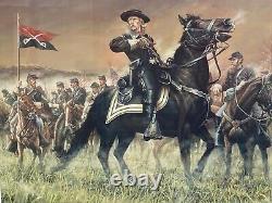 General George A Custer by Dan Nance Ltd Edition Print #79/250 Framed & Matted