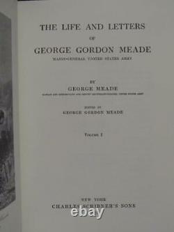General George Gordon Meade Life And Letters CIVIL War 1913 Reprint New