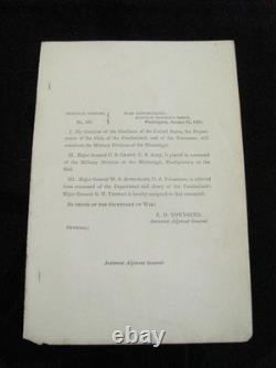 General Grant Takes Command CIVIL War General Order