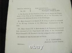 General Grant Takes Command CIVIL War General Order