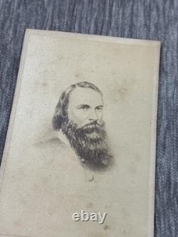 General James Longstreet Civil War Confederate CDV Photo Soldier CSA Portrait