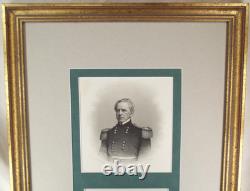 General John Dix Civil War General, Politician U. S Treasury Secretary Autograph