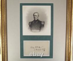 General John Dix Civil War General, Politician U. S Treasury Secretary Autograph