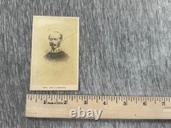 General Joseph E. Johnston Civil War Confederate CDV Photo Soldier US Army