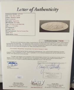 General Lee, General Grant Civil War Commanders Autographs Framed Display JSA