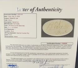 General Lee, General Grant Civil War Commanders Autographs Framed Display JSA