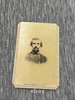 General Nathan Bedford Forrest Civil War Confederate CDV Photo Soldier