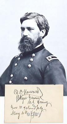 General Oliver O. Howard MOH Union General Civil War Autograph''Rare'