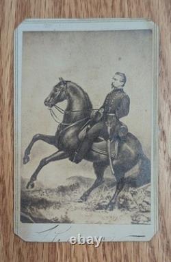 General Philip Kearny on Horse CDV Civil War Union Bull Run Chantilly