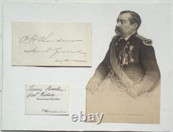 General Philip Sheridan Union General Civil War Autograph''Rare'' + CO-SIGNER