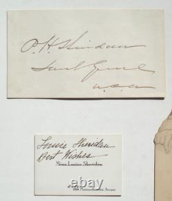 General Philip Sheridan Union General Civil War Autograph''Rare'' + CO-SIGNER