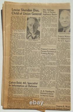 General Philip Sheridan Union General Civil War Autograph''Rare'' + CO-SIGNER