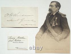 General Philip Sheridan Union General Civil War Autograph''Rare'' + CO-SIGNER