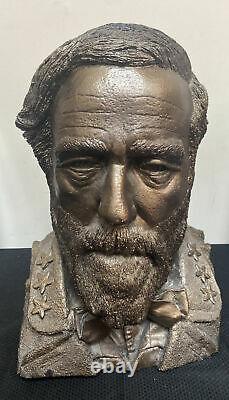 General ROBERT E LEE life size bust from death mask Monumental tribute Civil War