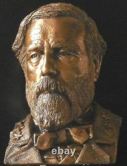 General ROBERT E LEE life size bust from death mask Monumental tribute Civil War