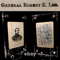 General Robert E Lee CSA Civil War Playing Cards Historic Military Single