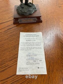 General Robert E Lee Confederate Pewter Statue Ricker Civil War Limited Ed