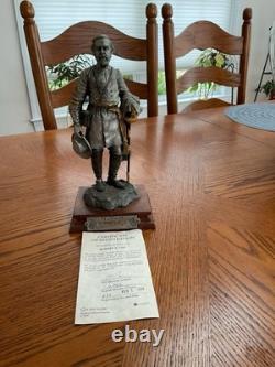 General Robert E Lee Confederate Pewter Statue Ricker Civil War Limited Ed