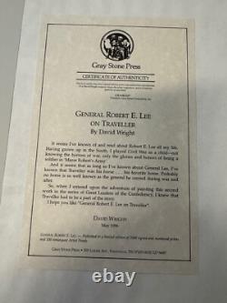 General Robert E Lee On Traveller DAVID WRIGHT Civil War Print Limited Ed Signed