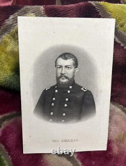 General Sheridan CDV Photo CIVIL War R. R. Landon