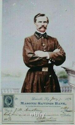 General Simon Bolivar Buckner Confederate Civil War Army Commander Autograph