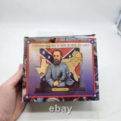 General Stonewall Jackson Bust Statue Sculpture Confederate Civil War 6 by 7