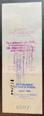 General Theodore Peck Signed Check Civil War Medal of Honor Recipient