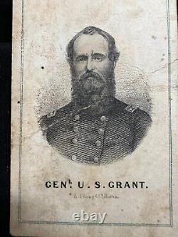 General Ulysses S. Original Carte De Visite CDV Sepia US Civil War Era