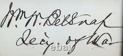 General William Belknap Union General Civil War Secretary War Autograph''Rare'
