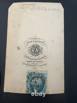 General William Sherman Carte De Viste stamped OCT 4, 1864 during Civil War