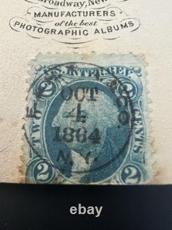 General William Sherman Carte De Viste stamped OCT 4, 1864 during Civil War