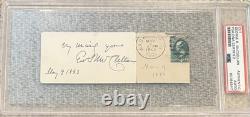 George B McClellan Union Civil War General Signed GEM Autograph PSA/DNA Rare