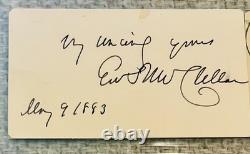 George B McClellan Union Civil War General Signed GEM Autograph PSA/DNA Rare
