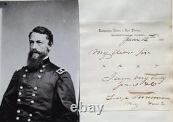 George Stoneman Civil War Union Major General Cavalry Commander Autograph'Rare