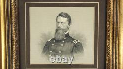 George Stoneman Civil War Union Major General Cavalry Commander Autograph'Rare