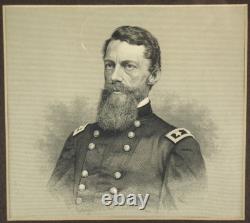 George Stoneman Civil War Union Major General Cavalry Commander Autograph'Rare
