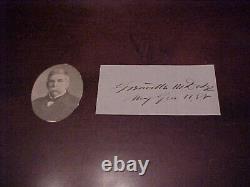 Greenville M Dodge Signed Autographed Cut Civil War Union Army Major General